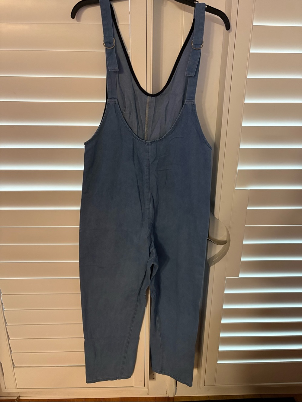 Denim-Style Blue Women's Overalls Jumpsuit. SIZE MEDIUM, NEW